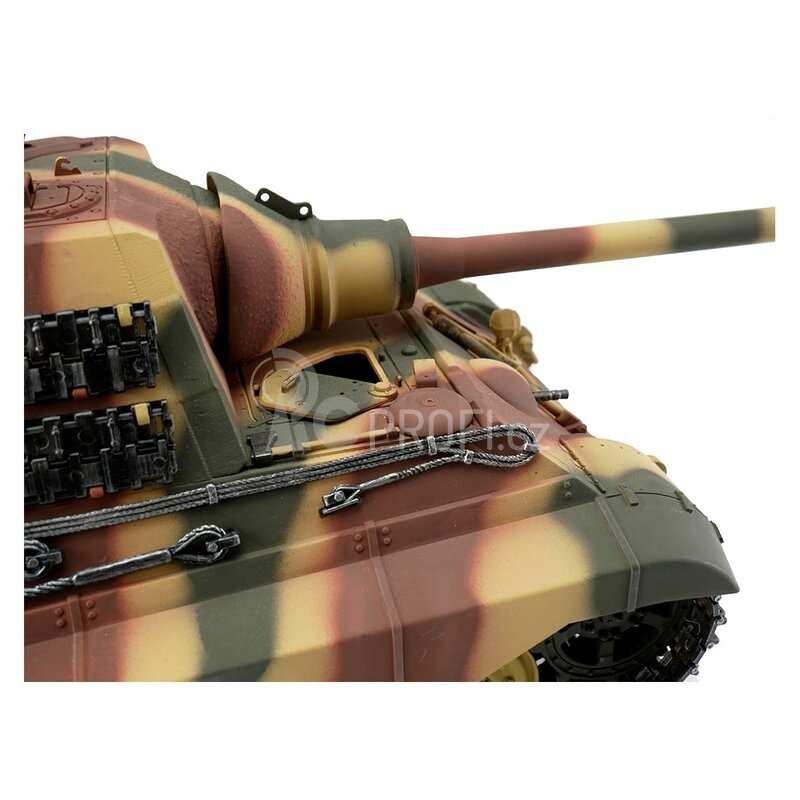 TORRO tank PRO 1/16 RC Jagdtiger vícebarevná kamufláž - BB Airsoft včetně kouře