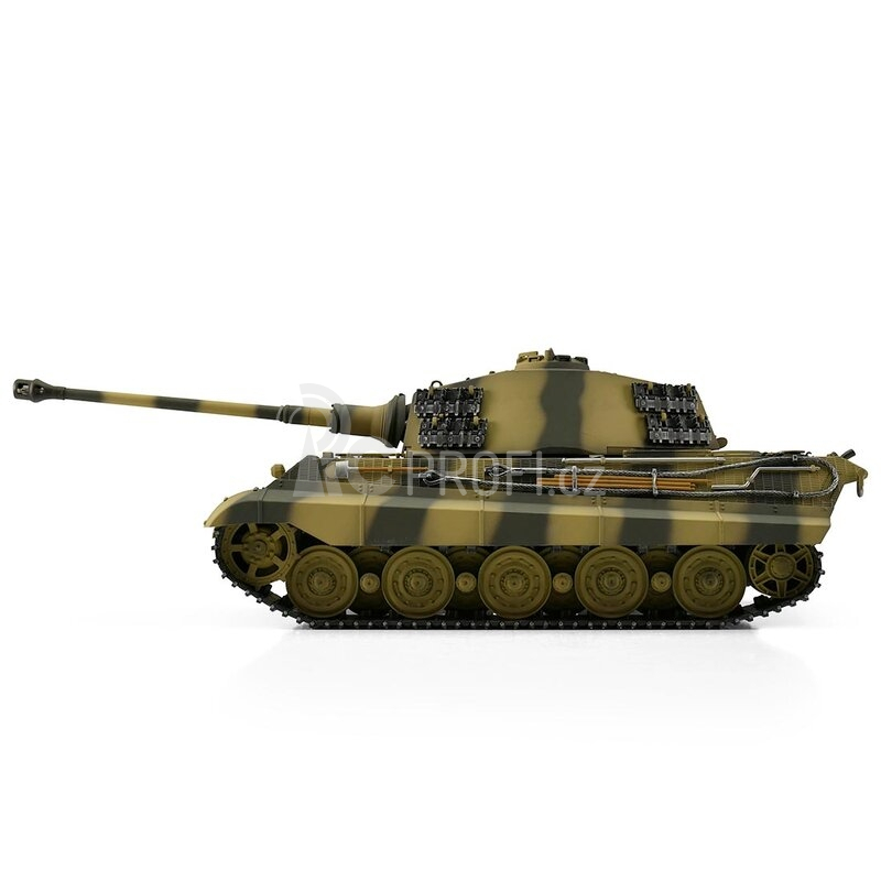 TORRO tank PRO 1/16 RC Königstiger vícebarevná kamufláž - infra IR - Servo