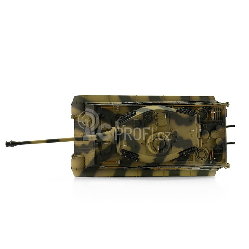 TORRO tank PRO 1/16 RC Königstiger vícebarevná kamufláž - infra IR - Servo