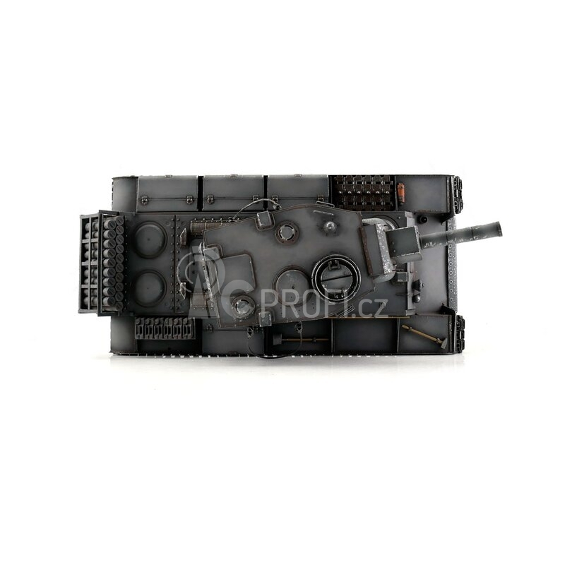 TORRO tank PRO 1/16 RC KV-2 754 (r) šedý - Infra IR