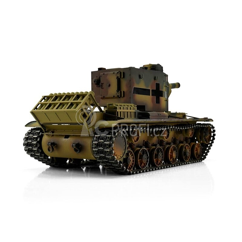 TORRO tank PRO 1/16 RC KV-2 754 (r) vícebarevná kamufláž - Infra IR - Servo