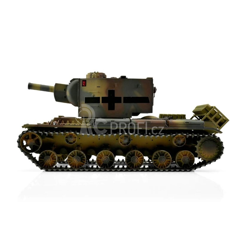 TORRO tank PRO 1/16 RC KV-2 754 (r) vícebarevná kamufláž - Infra IR - Servo