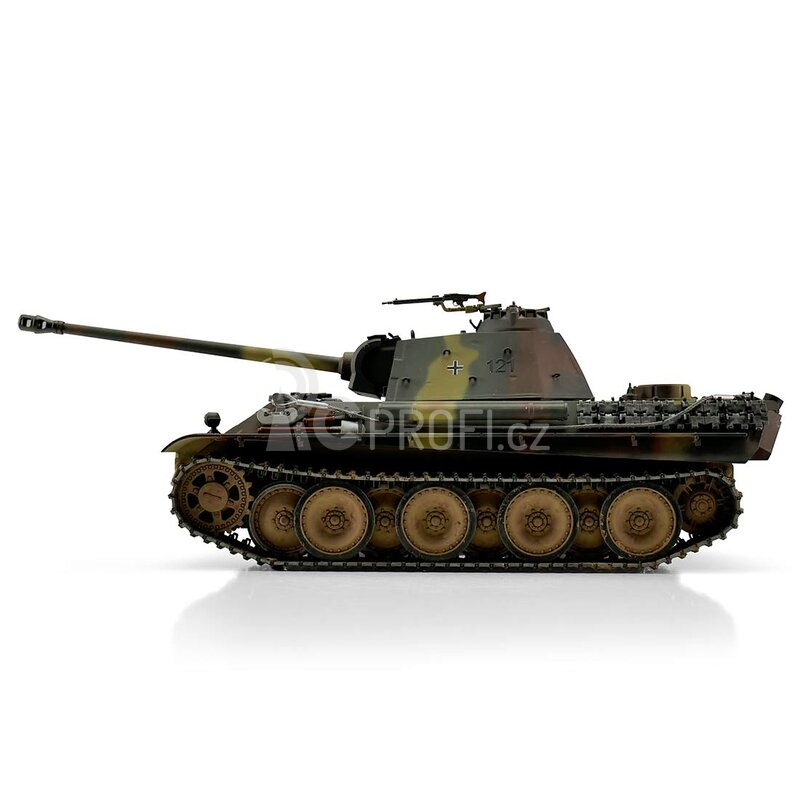 TORRO tank PRO 1/16 RC Panther G vícebarevná kamufláž - infra IR - kouř z hlavně