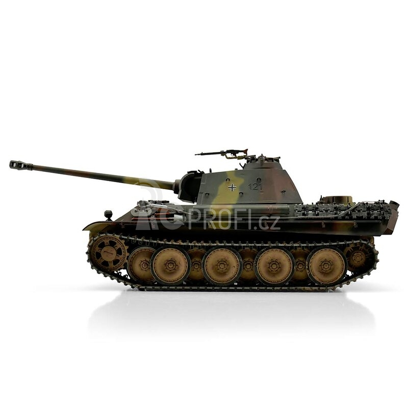 TORRO tank PRO 1/16 RC Panther G vícebarevná kamufláž - infra IR - Servo