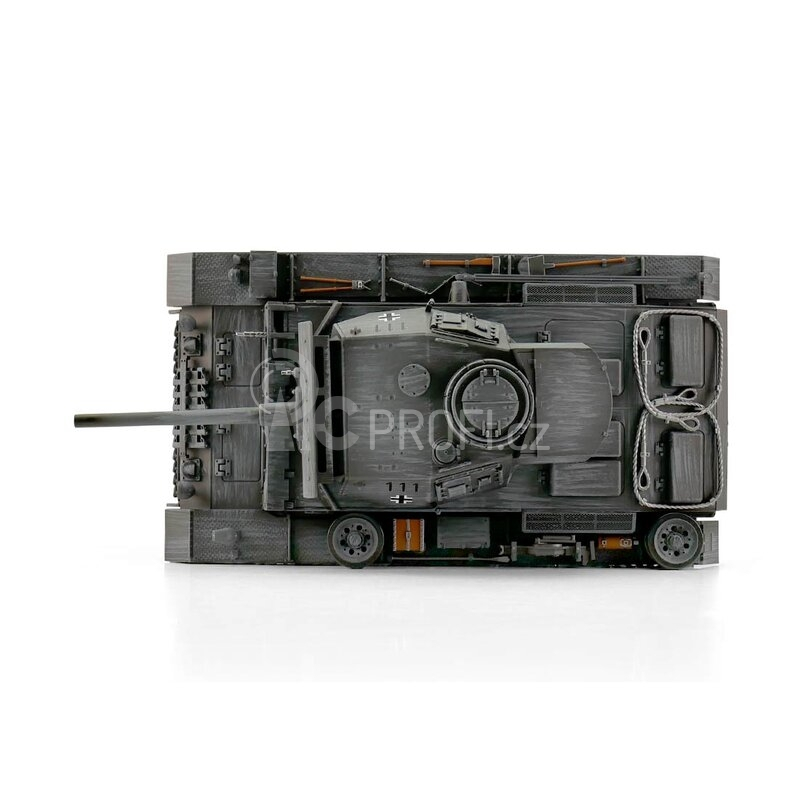 TORRO tank PRO 1/16 RC PzKpfw III provedení L šedá kamufláž - BB Airsoft