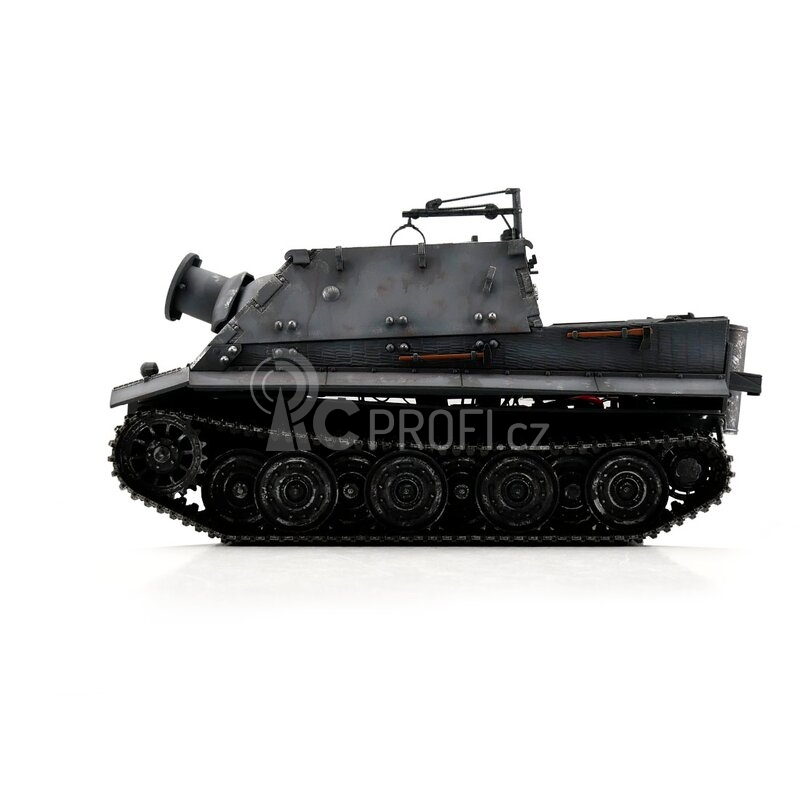 TORRO tank PRO 1/16 RC Sturmtiger šedá kamufláž - BB Airsoft - kouř z hlavně