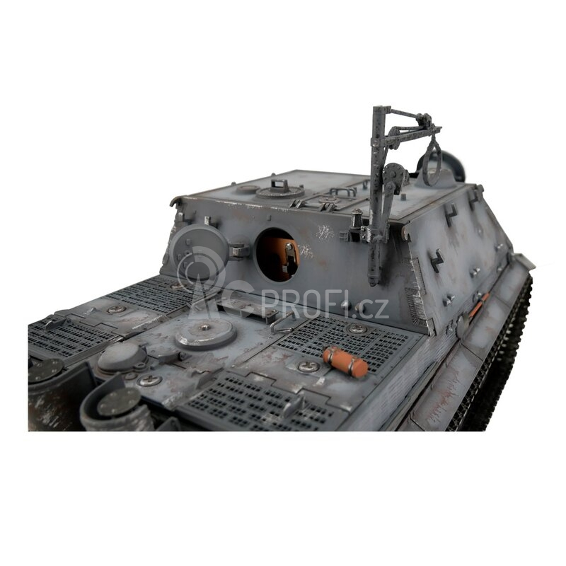 TORRO tank PRO 1/16 RC Sturmtiger šedá kamufláž - BB Airsoft - kouř z hlavně