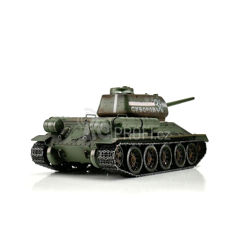 TORRO tank PRO 1/16 RC T-34/85 zelená kamufláž - infra IR - Servo