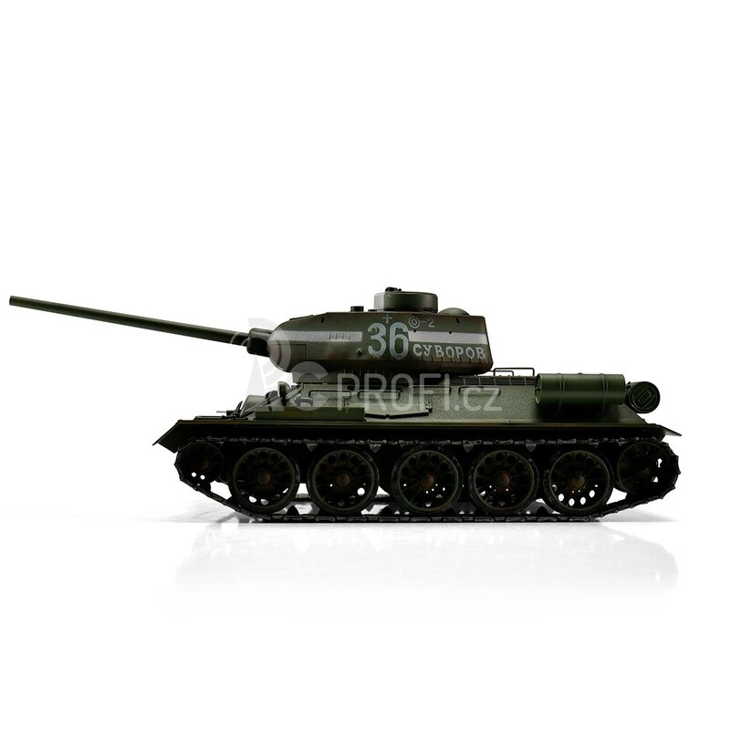 TORRO tank PRO 1/16 RC T-34/85 zelená kamufláž - infra IR - Servo