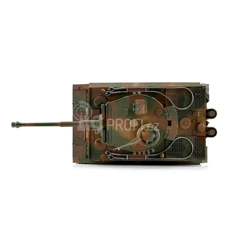 TORRO tank PRO 1/16 RC Tiger I střední verze vícebarevná kamufláž - infra IR - kouř z hlavně