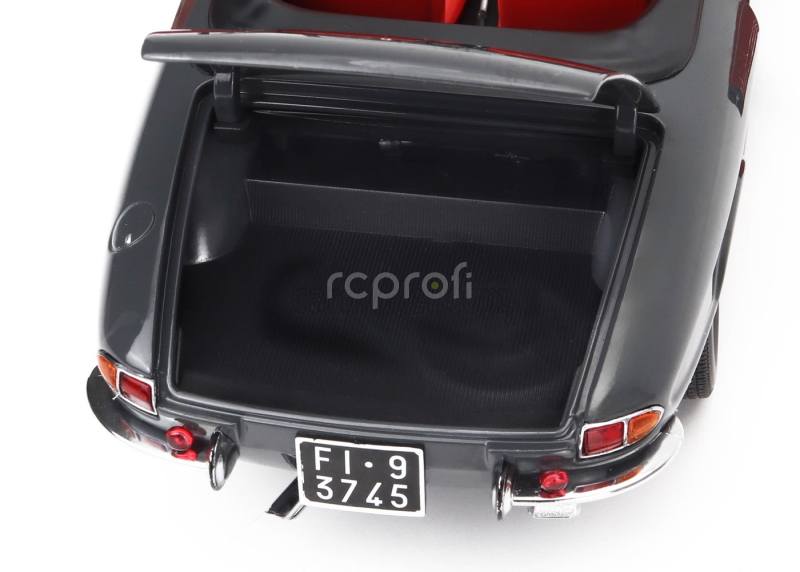 Touring modelcars Alfa romeo Duetto Spider 1600 Coda Tonda 1966 1:18 Grafitová Šedá