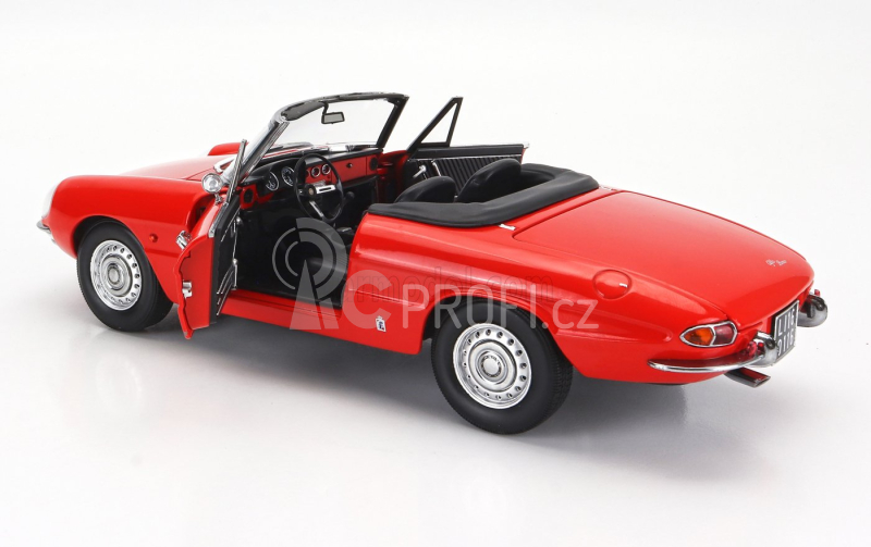 Touring modelcars Alfa romeo Duetto Spider 1600 Coda Tonda 1966 1:18 Red