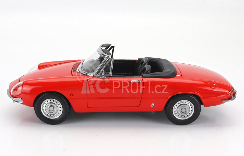 Touring modelcars Alfa romeo Duetto Spider 1600 Coda Tonda 1966 1:18 Red