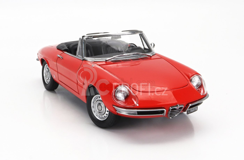 Touring modelcars Alfa romeo Duetto Spider 1600 Coda Tonda 1966 1:18 Red