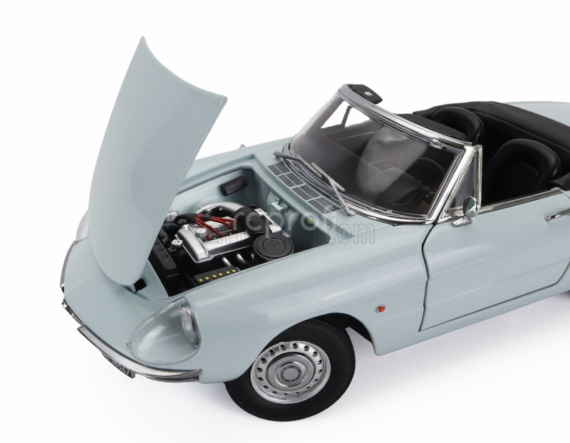 Touring modelcars Alfa romeo Duetto Spider 1600 Coda Tonda 1966 1:18 Světle Modrá