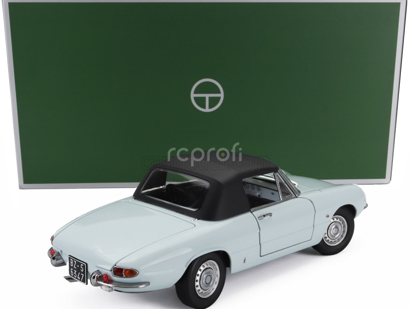 Touring modelcars Alfa romeo Duetto Spider 1600 Coda Tonda 1966 1:18 Světle Modrá