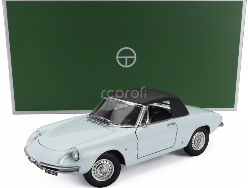 Touring modelcars Alfa romeo Duetto Spider 1600 Coda Tonda 1966 1:18 Světle Modrá