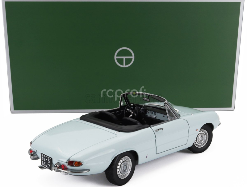 Touring modelcars Alfa romeo Duetto Spider 1600 Coda Tonda 1966 1:18 Světle Modrá