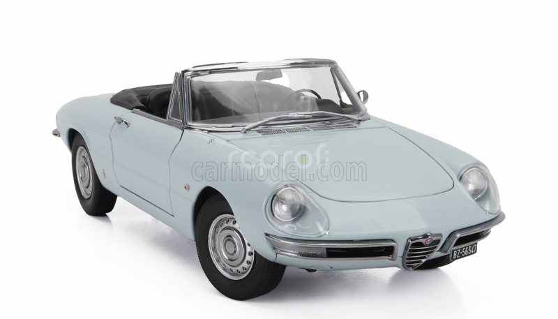 Touring modelcars Alfa romeo Duetto Spider 1600 Coda Tonda 1966 1:18 Světle Modrá