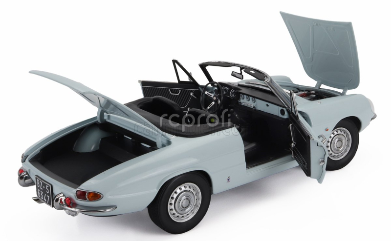 Touring modelcars Alfa romeo Duetto Spider 1600 Coda Tonda 1966 1:18 Světle Modrá