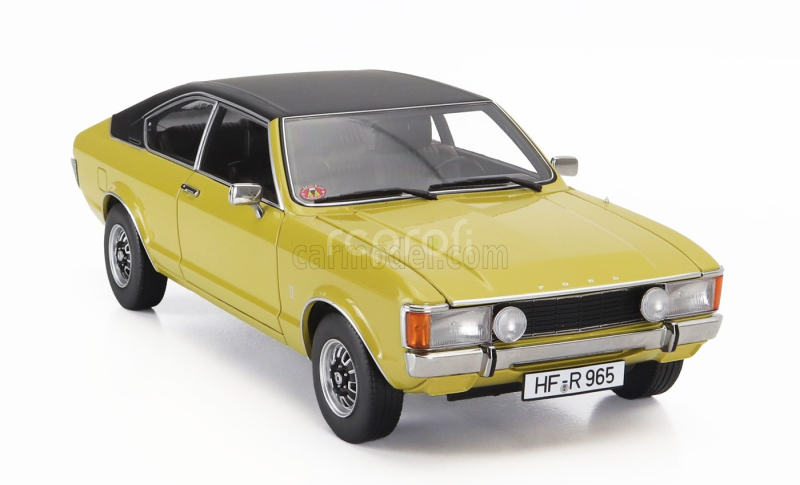 Touring modelcars Ford england Granada Consul 2.3l V6 Gt Coupe Ii Series 1975 1:18 Daytona Žlutá Černá