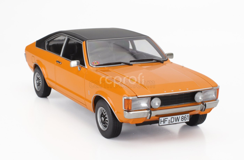 Touring modelcars Ford england Granada Consul 2.3l V6 Gt Coupe Ii Series 1975 1:18 Oranžová Černá