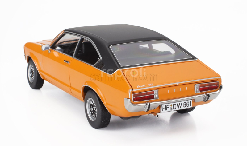 Touring modelcars Ford england Granada Consul 2.3l V6 Gt Coupe Ii Series 1975 1:18 Oranžová Černá