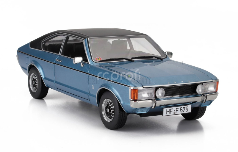 Touring modelcars Ford england Granada Consul 2.3l V6 Gt Coupe Ii Series 1975 1:18 Světle Modrá Met