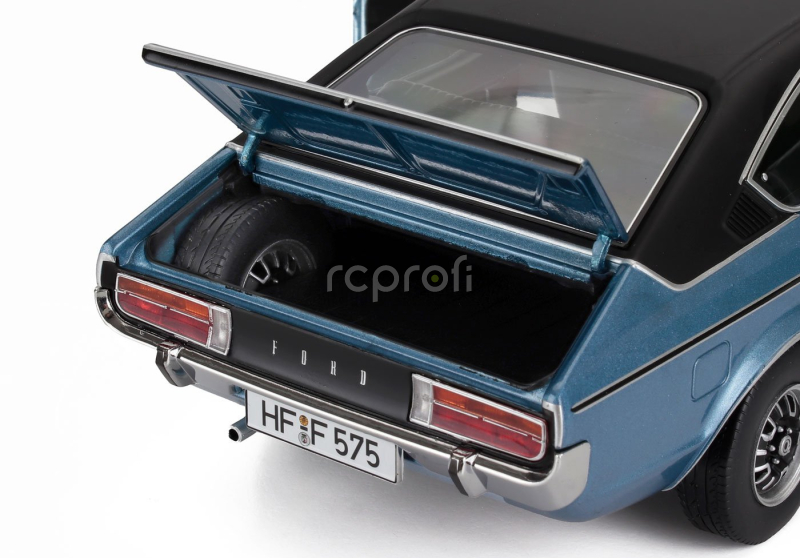 Touring modelcars Ford england Granada Consul 2.3l V6 Gt Coupe Ii Series 1975 1:18 Světle Modrá Met