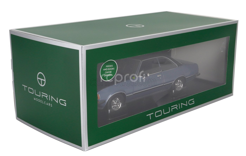 Touring modelcars Opel Commodore B Gs/e Coupe 1975 1:18 Světle Modrá S Černou