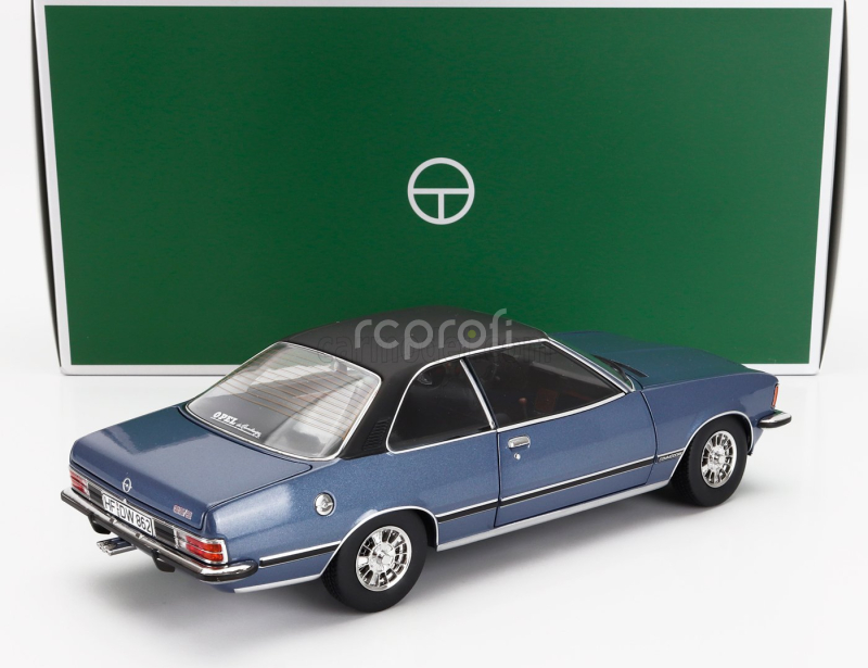 Touring modelcars Opel Commodore B Gs/e Coupe 1975 1:18 Světle Modrá S Černou