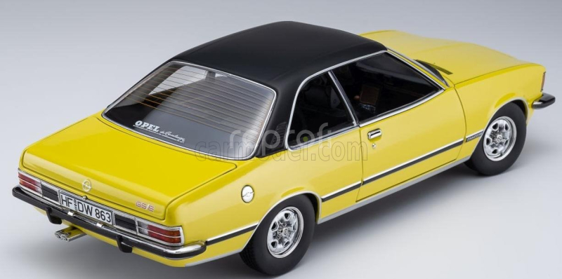 Touring modelcars Opel Commodore B Gs/e Coupe 1975 1:18 Žlutá Černá