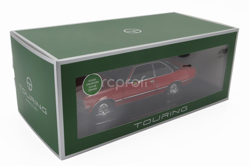 Touring modelcars Opel Commodore B Gs/e Coupe 1977 1:18 Červená Černá