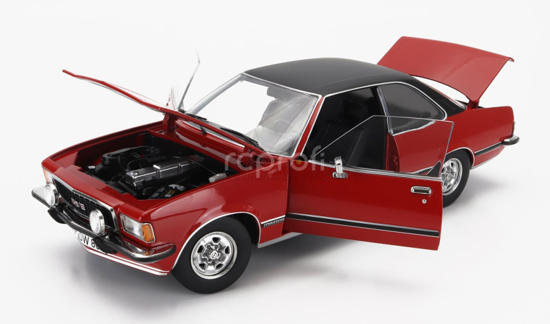 Touring modelcars Opel Commodore B Gs/e Coupe 1977 1:18 Červená Černá