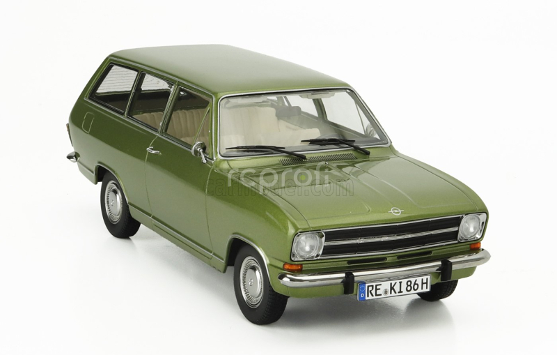 Touring modelcars Opel Kadett B Caravan Sw Station Wagon 1972 1:18 Citronově Zelená Met