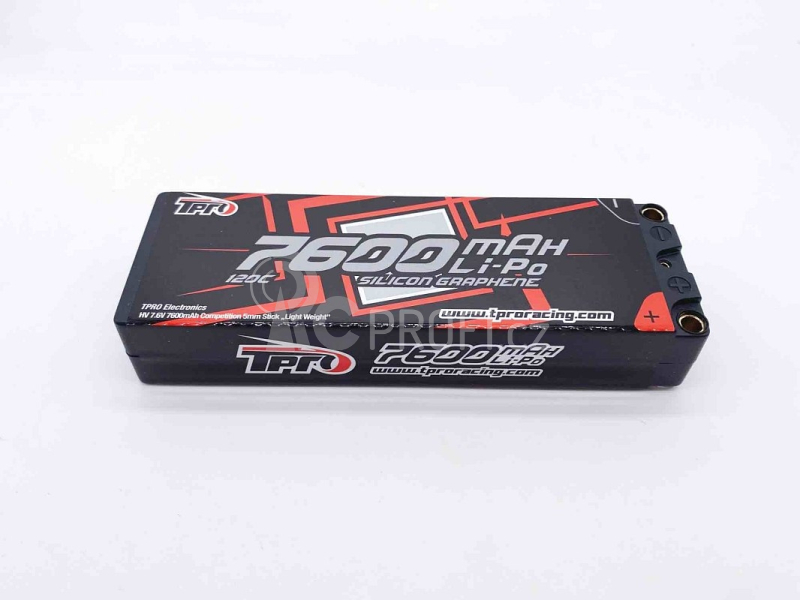 TPRO Electronics HV LIPO Competition 7,6V-7600mAh-120C-G5-Lehká váha