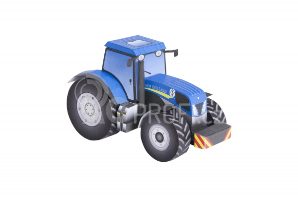 Traktory - zemědělská technika - 3 papírové modely