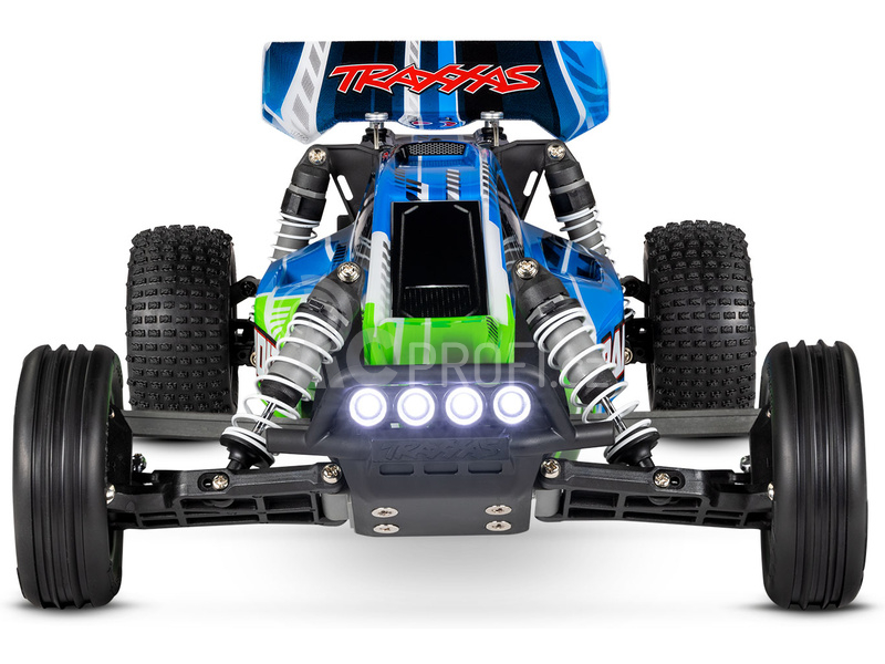 RC auto Traxxas Bandit 1:10 RTR s LED osvětlením, červeno-černá