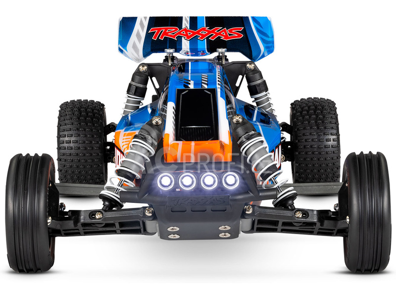 RC auto Traxxas Bandit 1:10 RTR s LED osvětlením, oranžová