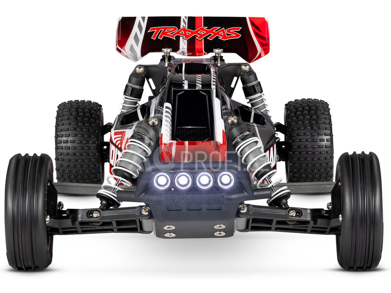 RC auto Traxxas Bandit 1:10 RTR s LED osvětlením, oranžová