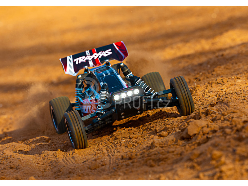 RC auto Traxxas Bandit 1:10 RTR s LED osvětlením, oranžová