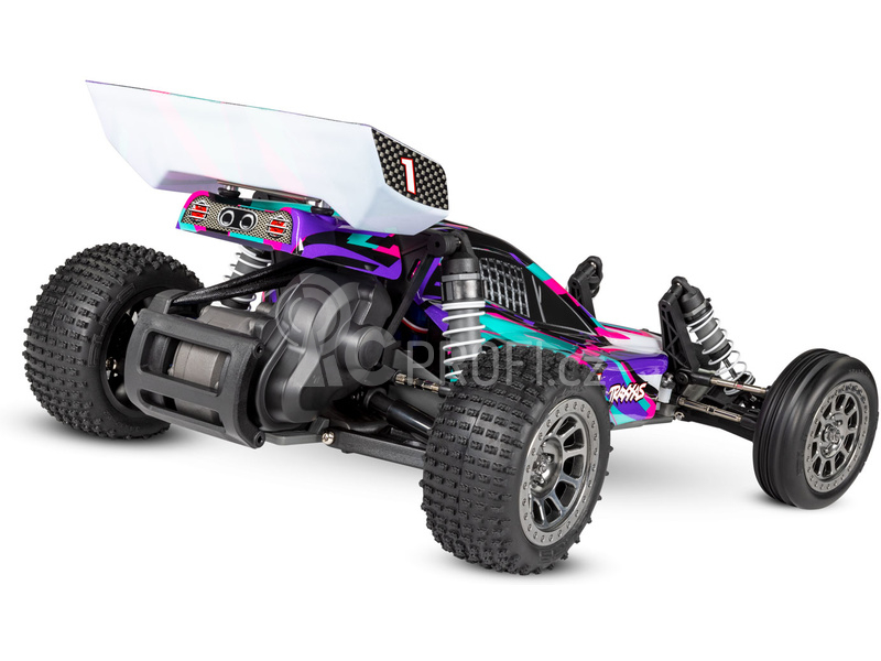 RC auto Traxxas Bandit 1:10 VXL RTR, fialová