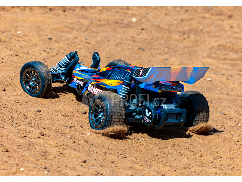 RC auto Traxxas Bandit 1:10 VXL RTR, fialová