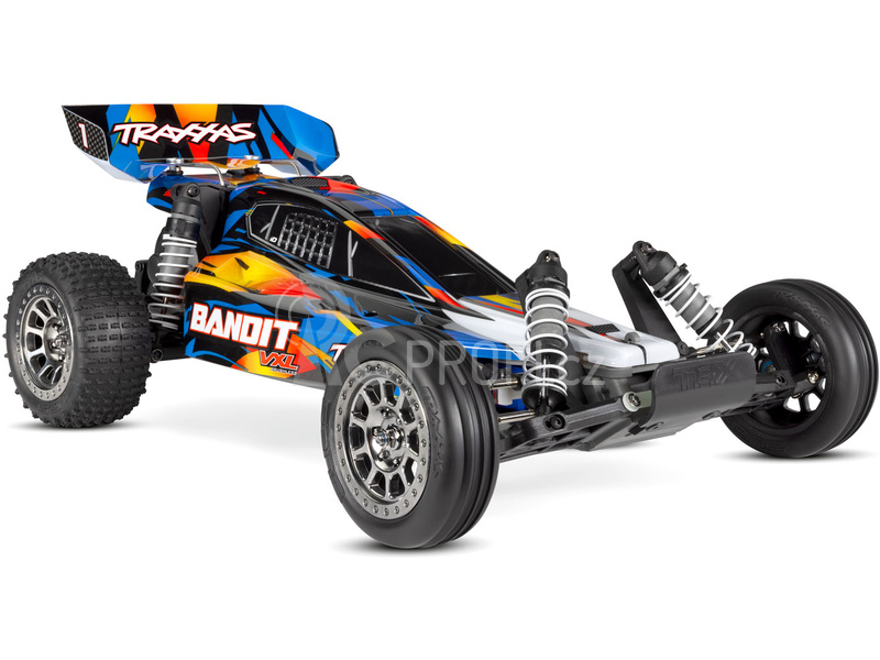 RC auto Traxxas Bandit 1:10 VXL RTR, fialová