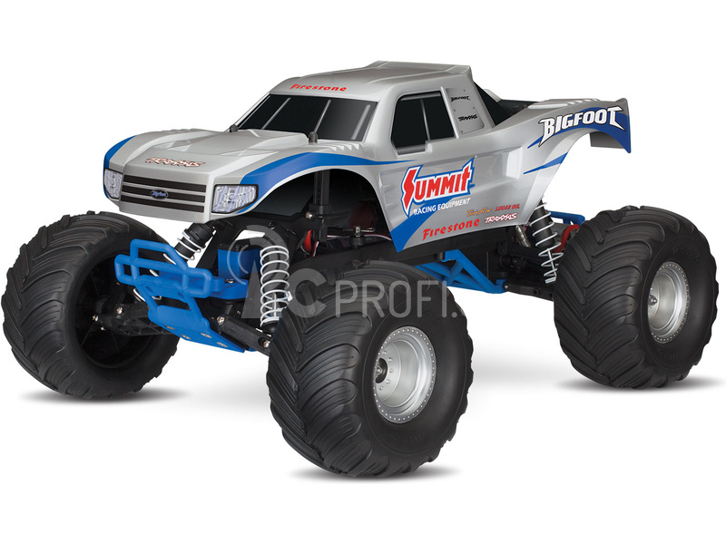 RC auto Traxxas Big Foot 1:10 RTR, bílomodročervená