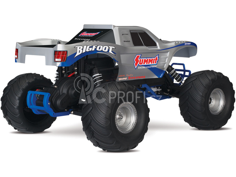 RC auto Traxxas Big Foot 1:10 RTR, bílomodročervená