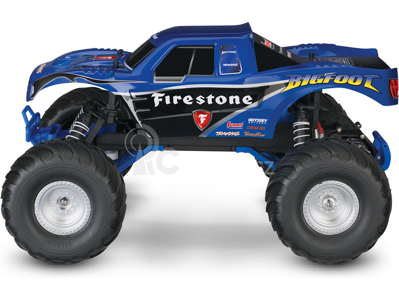 RC auto Traxxas Big Foot 1:10 RTR, bílomodročervená