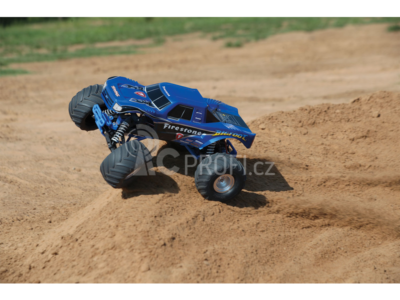 RC auto Traxxas Big Foot 1:10 RTR, bílomodročervená