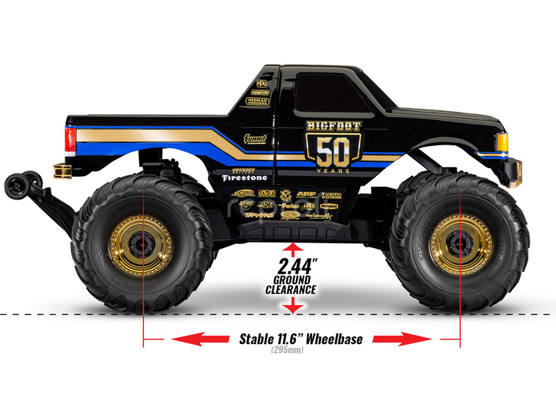 Traxxas Bigfoot 1:10 BL-2s 4WD RTR 50th Anniversary