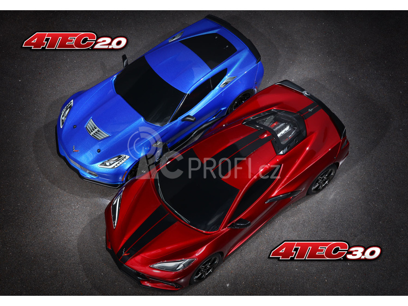 RC auto Traxxas Chevrolet Corvette Stingray 1:10 RTR, modrá